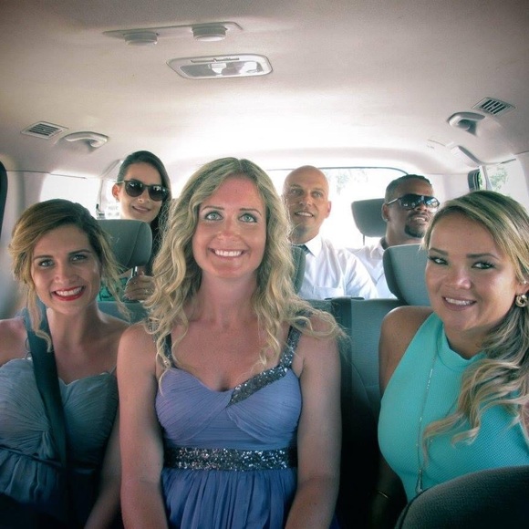 Minuet purple sparkly a line dress size medium - Picture 10 of 16